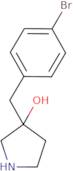 3-[(4-Bromophenyl)methyl]pyrrolidin-3-ol