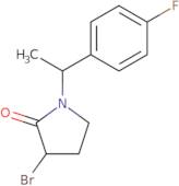 3-Bromo-1-[1-(4-fluorophenyl)ethyl]pyrrolidin-2-one