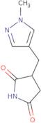 3-[(1-Methyl-1H-pyrazol-4-yl)methyl]pyrrolidine-2,5-dione