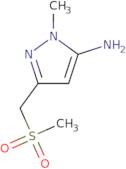 3-(Methanesulfonylmethyl)-1-methyl-1H-pyrazol-5-amine