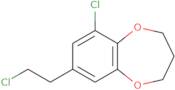 6-Chloro-8-(2-chloroethyl)-3,4-dihydro-2H-1,5-benzodioxepine