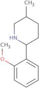 2-(2-Methoxyphenyl)-5-methylpiperidine