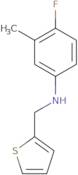 4-Fluoro-3-methyl-N-(thiophen-2-ylmethyl)aniline