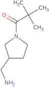 1-[3-(Aminomethyl)pyrrolidin-1-yl]-2,2-dimethylpropan-1-one