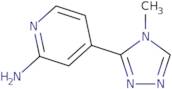 4-(4-Methyl-4H-1,2,4-triazol-3-yl)pyridin-2-amine