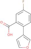 5-Fluoro-2-(furan-3-yl)benzoic acid