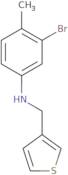 3-Bromo-4-methyl-N-(thiophen-3-ylmethyl)aniline