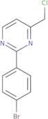 2-(4-Bromophenyl)-4-(chloromethyl)pyrimidine