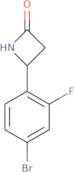 4-(4-Bromo-2-fluorophenyl)azetidin-2-one