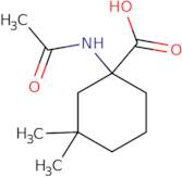 1-Acetamido-3,3-dimethylcyclohexane-1-carboxylic acid