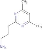 3-(4,6-Dimethylpyrimidin-2-yl)propan-1-amine