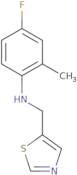 4-Fluoro-2-methyl-N-(1,3-thiazol-5-ylmethyl)aniline