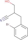 2-[(2-Bromophenyl)methyl]-3-hydroxypropanenitrile