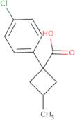 1-(4-Chlorophenyl)-3-methylcyclobutane-1-carboxylic acid