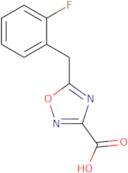 5-[(2-Fluorophenyl)methyl]-1,2,4-oxadiazole-3-carboxylic acid