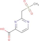 2-(Methanesulfonylmethyl)pyrimidine-4-carboxylicacid