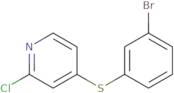 4-[(3-Bromophenyl)sulfanyl]-2-chloropyridine