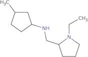 N-[(1-Ethylpyrrolidin-2-yl)methyl]-3-methylcyclopentan-1-amine