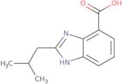 2-(2-Methylpropyl)-1H-1,3-benzodiazole-4-carboxylic acid