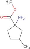 Methyl 1-amino-3-methylcyclopentane-1-carboxylate