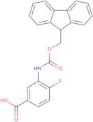 3-{[(9H-Fluoren-9-ylmethoxy)carbonyl]amino}-4-fluorobenzoic acid