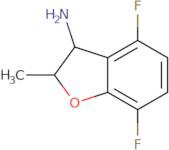 4,7-Difluoro-2-methyl-2,3-dihydro-1-benzofuran-3-amine