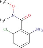 2-Amino-6-chloro-N-methoxy-N-methylbenzamide