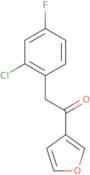 2-(2-Chloro-4-fluorophenyl)-1-(furan-3-yl)ethan-1-one