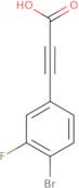 3-(4-Bromo-3-fluorophenyl)prop-2-ynoic acid