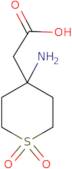 2-(4-Amino-1,1-dioxothian-4-yl)acetic acid