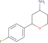 2-(4-Fluorophenyl)oxan-4-amine