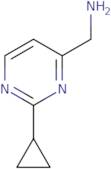 (2-Cyclopropylpyrimidin-4-yl)methanamine