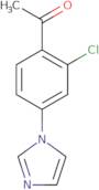 1-(2-Chloro-4-imidazol-1-ylphenyl)ethanone