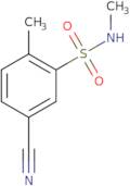 5-Cyano-N,2-dimethylbenzenesulfonamide