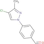 4-(4-Chloro-3-methyl-1H-pyrazol-1-yl)benzaldehyde