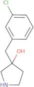 3-[(3-Chlorophenyl)methyl]pyrrolidin-3-ol