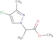 Methyl 2-(4-chloro-3-methyl-1H-pyrazol-1-yl)propanoate