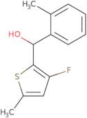 (3-Fluoro-5-methylthiophen-2-yl)(o-tolyl)methanol