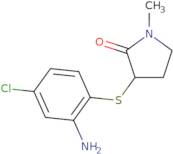 3-[(2-Amino-4-chlorophenyl)sulfanyl]-1-methylpyrrolidin-2-one