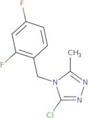 3-Chloro-4-[(2,4-difluorophenyl)methyl]-5-methyl-4H-1,2,4-triazole