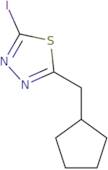 2-(Cyclopentylmethyl)-5-iodo-1,3,4-thiadiazole