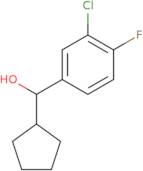 (3-Chloro-4-fluorophenyl)(cyclopentyl)methanol