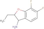 2-Ethyl-6,7-difluoro-2,3-dihydro-1-benzofuran-3-amine