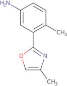 4-Methyl-3-(4-methyl-1,3-oxazol-2-yl)aniline