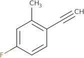 1-Ethynyl-4-fluoro-2-methylbenzene