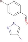 4-Bromo-2-(4-iodopyrazol-1-yl)benzaldehyde