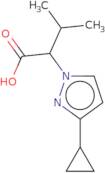 2-(3-Cyclopropyl-1H-pyrazol-1-yl)-3-methylbutanoic acid