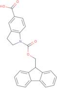 1-{[(9H-Fluoren-9-yl)methoxy]carbonyl}-2,3-dihydro-1H-indole-5-carboxylic acid