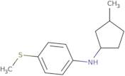 N-(3-Methylcyclopentyl)-4-(methylsulfanyl)aniline