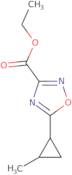 Ethyl 5-(2-methylcyclopropyl)-1,2,4-oxadiazole-3-carboxylate